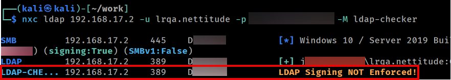 Checking LDAP signing requirements